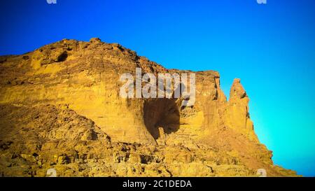 Blick auf den heiligen Jebel Barkal Berg, Karima, Sudan Stockfoto