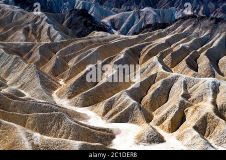 Zabriskie Point im Death Valley National Park, Kalifornien, USA Stockfoto