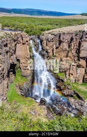 North Clear Creek Falls in Colorado USA Stockfoto