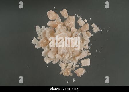 Crack-Kokain ist eine Form von Kokain, die geraucht werden kann. Auch Rock, work, hard, Iron, cavvy genannt, Basis. Meist als Riss bekannt Stockfoto