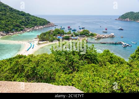 Koh Nang Yuan Island Stockfoto