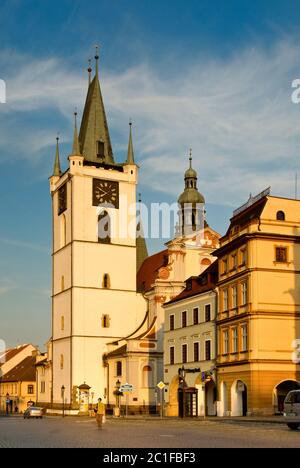 Allerheiligen-Kirche in Litoměřice in Ustecky kraj (Region Ústí nad Labem), Tschechische Republik Stockfoto