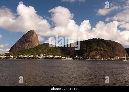 Zuckerbrot - Rio de Janeiro - und Urca Stockfoto