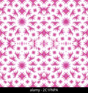 Modernes Design Mit Nahtlosem Muster Im Blumenmuster Stockfoto