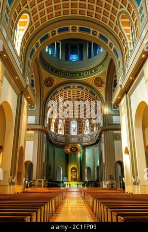 Kathedrale des Allerheiligsten Sakraments, 1 Cathedral Square, Altoona, PA Stockfoto