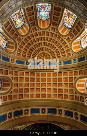 Kathedrale des Allerheiligsten Sakraments, 1 Cathedral Square, Altoona, PA Stockfoto