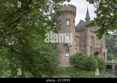 Schloss Moyland, Kleve, Niederrhein, Nordrhein-Westfalen, Deutschland, Europa Stockfoto