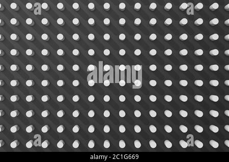 Punktmuster mit Kreisen Stockfoto