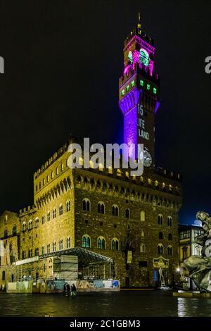 Piazza della Signoria, Florenz, Italien Stockfoto