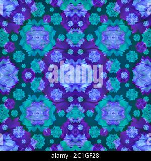 Geometrische moderne Floral Seamless Pattern Stockfoto