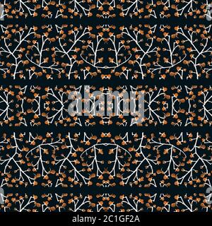 Nahtloses Muster Mit Floraler Spitze Stockfoto