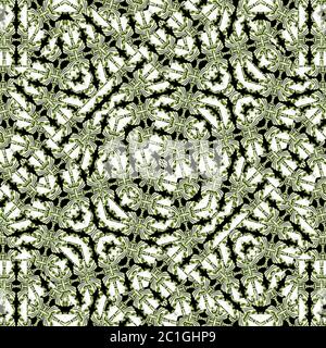 Collage Kunstvoll Nahtloses Muster Stockfoto