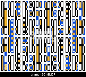 Komplexe geometrische nahtlose Muster Stockfoto