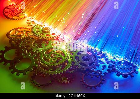 Zahnräder Stockfoto