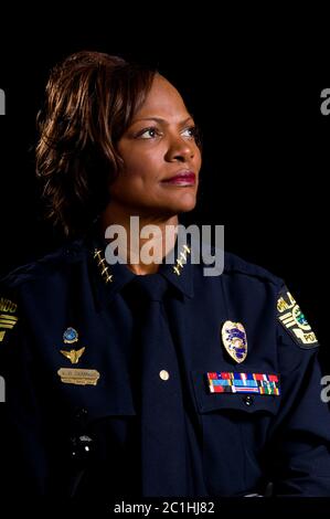 Orlando, Florida, USA. Mai 2008. Porträt der Rep. Val Demings (D-FL) während ihrer Zeit als Polizeichef in Orlando, Florida, aufgenommen am 21. Mai 2008. Zuma Press/Scott A. Miller. Quelle: Scott A. Miller/ZUMA Wire/Alamy Live News Stockfoto