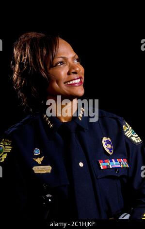 Orlando, Florida, USA. Mai 2008. Porträt der Rep. Val Demings (D-FL) während ihrer Zeit als Polizeichef in Orlando, Florida, aufgenommen am 21. Mai 2008. Zuma Press/Scott A. Miller. Quelle: Scott A. Miller/ZUMA Wire/Alamy Live News Stockfoto