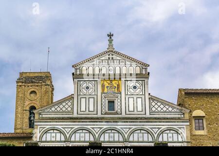 Basilika San Miniato al Monte, Florenz, Italien Stockfoto