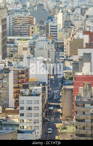 Blick Auf Die Stadt Montevide Stockfoto