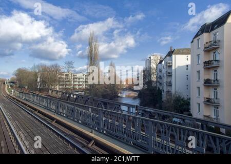 U-Bahn-Station in hamburg Stockfoto
