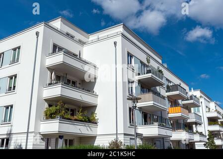 Modernes Apartment Gebäude in Berlin, Deutschland Stockfoto