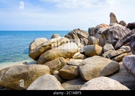 Hin Ta hin Yai Symbol von Koh Samui Stockfoto