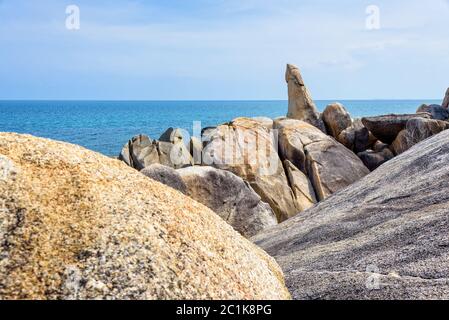 Hin Ta hin Yai Symbol von Koh Samui Stockfoto