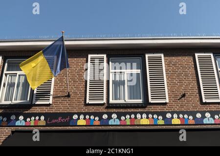 OOTMARSUM, NIEDERLANDE - 31. JULI 2018: Ootmarsum ist eine Stadt in der niederländischen Provinz Overijssel. It Stockfoto