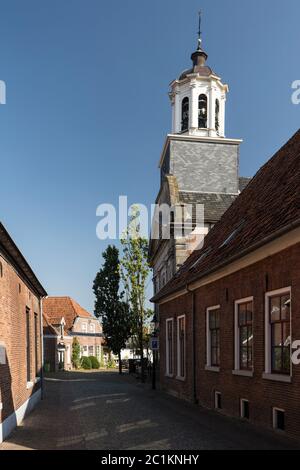 OOTMARSUM, NIEDERLANDE - 31. JULI 2018: Ootmarsum ist eine Stadt in der niederländischen Provinz Overijssel. It Stockfoto