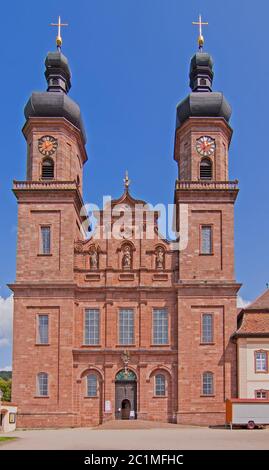 Abteikirche St. Peter und Paul, Sankt Peter, Schwarzwald Stockfoto