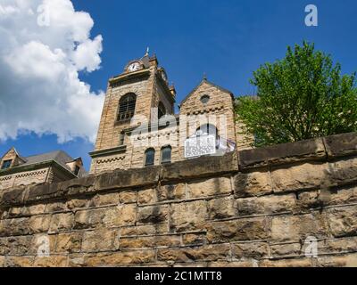 Das McDowell County Courthouse in Welch WV, wo Sid Hatfields Ermordung stattfand. Stockfoto