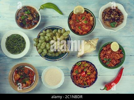 Hyderabadi Küche Stockfoto