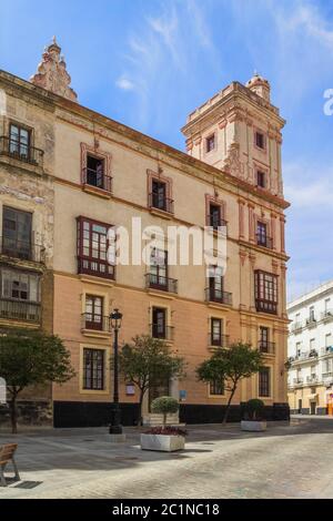 Spanien - Cardz , Monumento a Francisco de Miranda Stockfoto