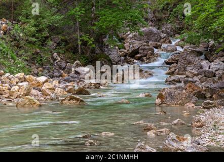 Poellatschlucht in Schongau bei Schloss Neuschwanstein Stockfoto