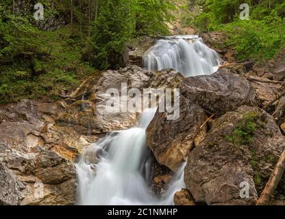 Poellatschlucht in Schongau bei Schloss Neuschwanstein Stockfoto