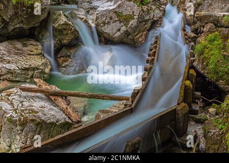 Poellatschlucht in Schongau bei Schloss Neuschwanstein Stockfoto