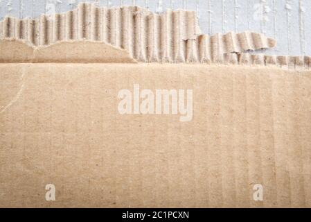Recycelter Pappe Hintergrund Textur Stockfoto