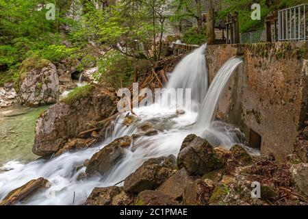 Poellatschlucht in Schongau bei Schloss Neuschwanstein Stockfoto