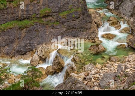 Poellatschlucht in Schongau bei Schloss Neuschwanstein Stockfoto