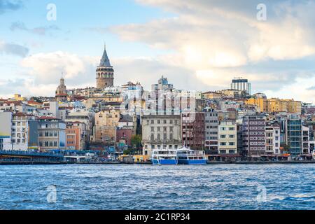 Skyline von Istanbul in Istanbul, Türkei Stockfoto