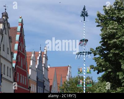 Altstadt in Weiden i. d. Oberpfalz Stockfoto