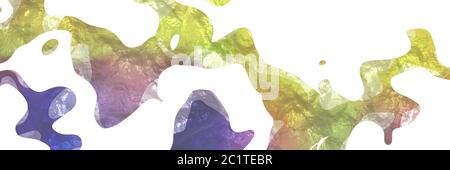 Abstrakte moderne glänzende Hintergrundgrafik mit Oberflächenstruktur und dunklem Khaki, dunklem Schieferblau und hellgrauen Farben auf weißem Hintergrund. Stockfoto
