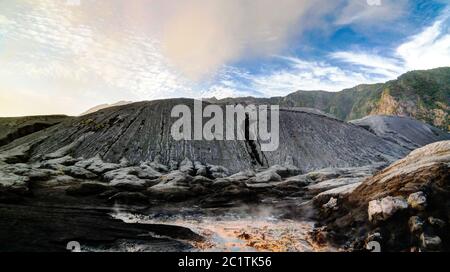 Ausbruch des Tavurvur Vulkan bei Rabaul, New Britain, Papua Neuguinea Stockfoto