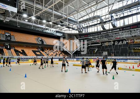 Lugano, Schweiz. Juni 2020. 15.06.20, Lugano, Corner Arena, Eishockey, Training nach Corona Virus: HC Lugano Credit: SPP Sport Press Photo. /Alamy Live Nachrichten Stockfoto