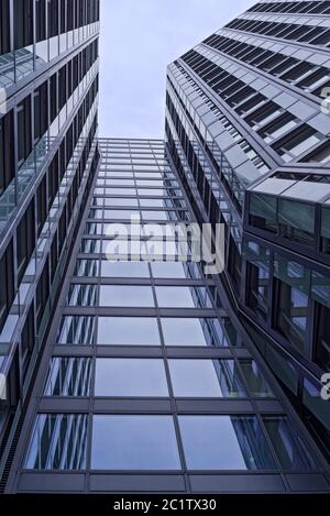 Architekturgebäude in hamburg Stockfoto