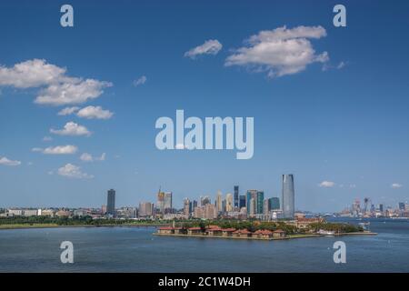 Manhatten Skyline New York City Stockfoto