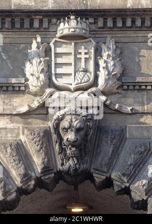 Adam Clark Tunnel unter dem Burgberg in Budapest Stockfoto