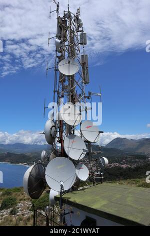 Palinuro – Antenne al faro Stockfoto