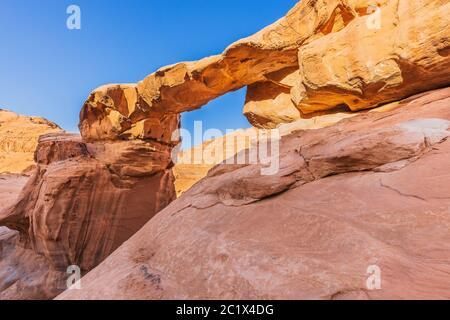 Wadi Rum, Jordan Um Frouth Rock Bridge.