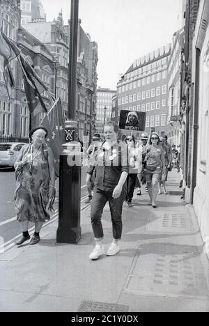 Anti-Brexit-märz, London, Großbritannien. Juni 2018 Stockfoto