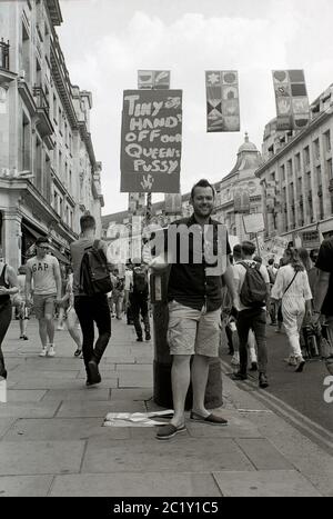 Anti-Trump-marsch, London, Großbritannien. Juli 2018 Stockfoto